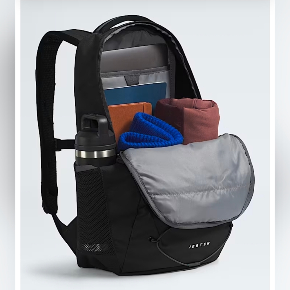 North Face Jester Backpack Black Flexvent - image 15